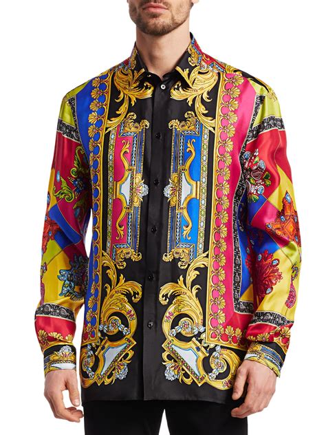 versace silk shirt sale.